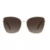 Óculos de sol Carolina Herrera HER0133S000 mulher - armação de acetato preta, lentes cinzentas gradiente, 59 mm