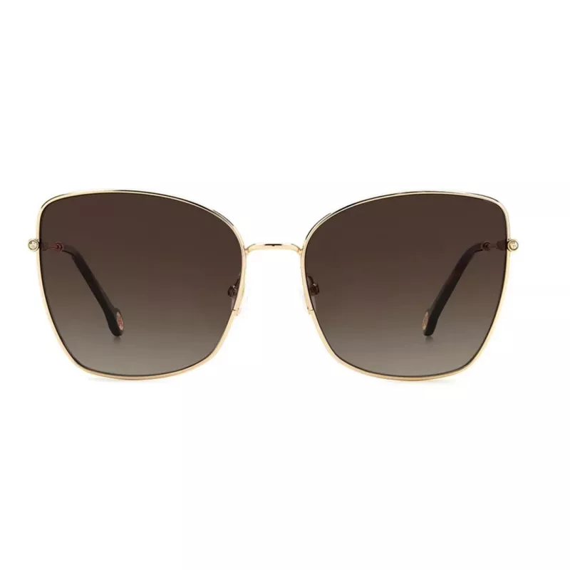 Óculos de sol Carolina Herrera HER0133S000 mulher - armação de acetato preta, lentes cinzentas gradiente, 59 mm