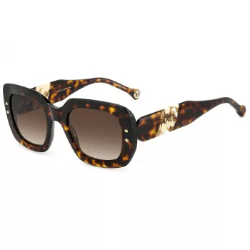 Óculos de sol Carolina Herrera HER0186SC9K senhora - armação geométrica de acetato - lente 52mm - UV400