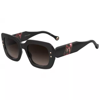 Óculos de sol Carolina Herrera HER0186SGUU senhora, retangulares, Havana castanho degradê 52mm
