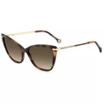 Óculos de sol de mulher Carolina Herrera HER0262S086 Havana degradê cinzento 57mm