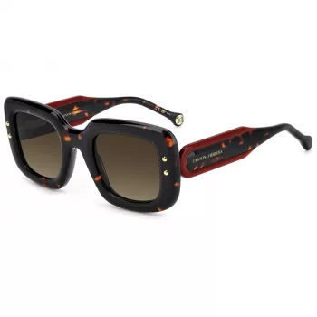 Óculos de sol Carolina Herrera HER0313S086 mulher Havana/tartaruga castanho gradiente 49mm