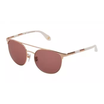 CAROLINA HERRERA NY Óculos de sol de mulher SHN051M5408FC - castanho Havana acetato armação quadrada com lentes gradiente castanhas 54/18/140 mm