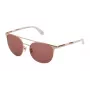 CAROLINA HERRERA NY Óculos de sol de mulher SHN051M5408FC - castanho Havana acetato armação quadrada com lentes gradiente castanhas 54/18/140 mm