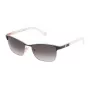 Óculos de sol de mulher Carolina Herrera SHE069560NP1 armação Havana em acetato lentes castanhas degradê 56 mm