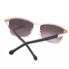Óculos de sol de mulher CAROLINA HERRERA SHE069560SL3 - armação de acetato Havana, lentes degradê castanhas, 56 mm