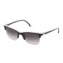 Óculos de sol de mulher CAROLINA HERRERA SHE655530700 de design quadrado - preto/cinzento - 53/19/140 mm