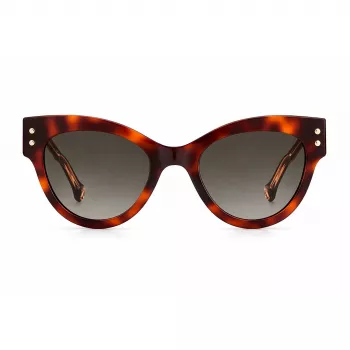 CAROLINA HERRERA óculos de sol de mulher CH-0009-S-05L – armação Havana/castanha com lentes degradê castanhas (54/19/145 mm)