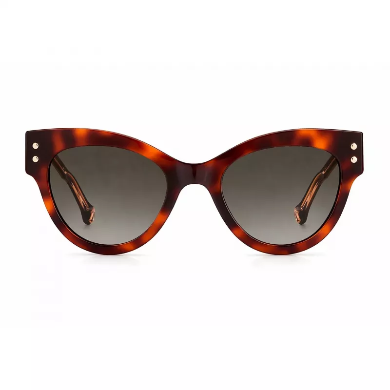 CAROLINA HERRERA óculos de sol de mulher CH-0009-S-05L – armação Havana/castanha com lentes degradê castanhas (54/19/145 mm)