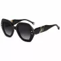 Óculos de sol para mulher CAROLINA HERRERA HER0126SWR7 - armação de acetato Havana, lentes degradê castanhas, 52 mm