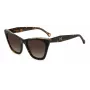 Óculos de sol de mulher CAROLINA HERRERA HER0129SC9K Havana acetato quadrado olho de gato castanho degradê 55 mm