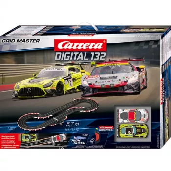 Carrera Digital 132 Grid Master conjunto de carros de slot