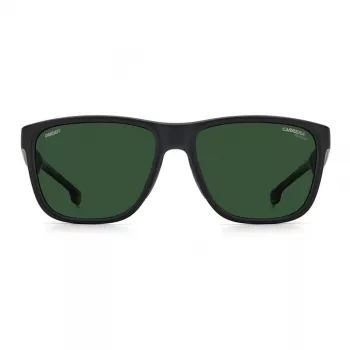 Óculos de sol de homem Carrera Ducati CARDUC003S3 - Retangular desportivo, armação preta, lentes cinzentas, 57/17/135 mm