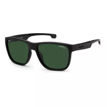 Óculos de sol de homem Carrera Ducati CARDUC003S3 - Retangular desportivo, armação preta, lentes cinzentas, 57/17/135 mm