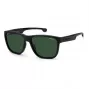 Óculos de sol de homem Carrera Ducati CARDUC003S3 - Retangular desportivo, armação preta, lentes cinzentas, 57/17/135 mm