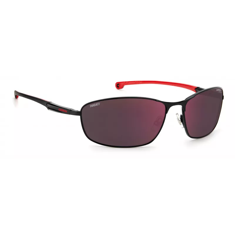 Óculos de sol de homem Carrera Ducati CARDUC006SOIT - armação preta, lentes cinzentas, 64/17/130 mm