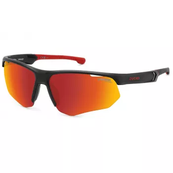 Óculos de sol de homem Carrera Ducati CARDUC044S003 preto mate cinzento retangulares 69 mm