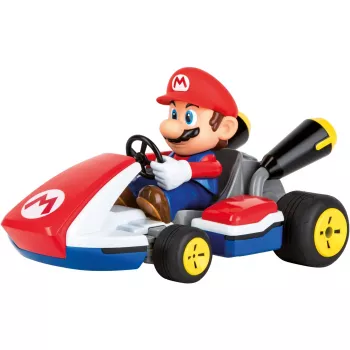 Carrera RC Mario Kart - Mario Race Kart com som vermelho/azul, 1:16