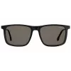 Óculos de sol unissexo CARRERA 231-S-807-IR (55/18/145 mm) Armação de acetato preta lentes cinzentas espelhadas prateadas