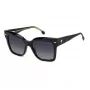 CARRERA Óculos de sol retangulares para mulher CARRERA3037S8 - Armação preta, lentes cinzentas, 54 mm
