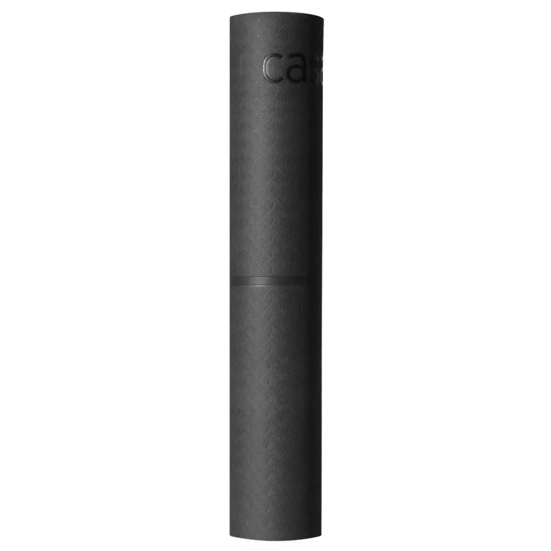 Tapete de ioga Casall 533019021 de borracha natural preto 183x61x0,4 cm