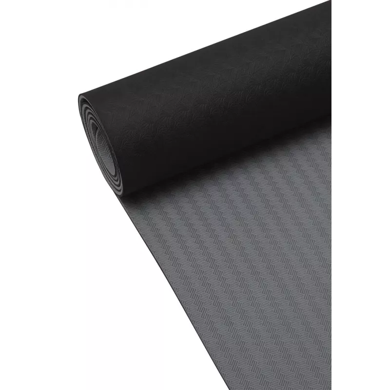 Tapete de ioga Casall 533019021 de borracha natural preto 183x61x0,4 cm