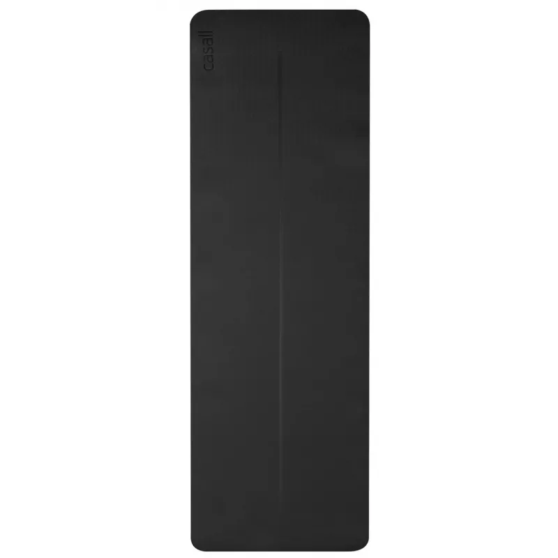 Tapete de ioga Casall 533019021 de borracha natural preto 183x61x0,4 cm