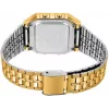 CASIO A500WGA-9 Relógio digital para homem 39mm tom dourado aço inoxidável
