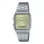CASIO AQ-230A-9A relógio unissexo analógico-digital, 38,8 mm tom dourado aço inoxidável