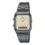 Relógio CASIO AQ-230GG-9A unissexo analógico-digital, 38,8 mm, gunmetal e tom dourado