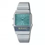 Relógio CASIO AQ-800EC-2AE unissexo analógico-digital, 40mm, prateado/azul