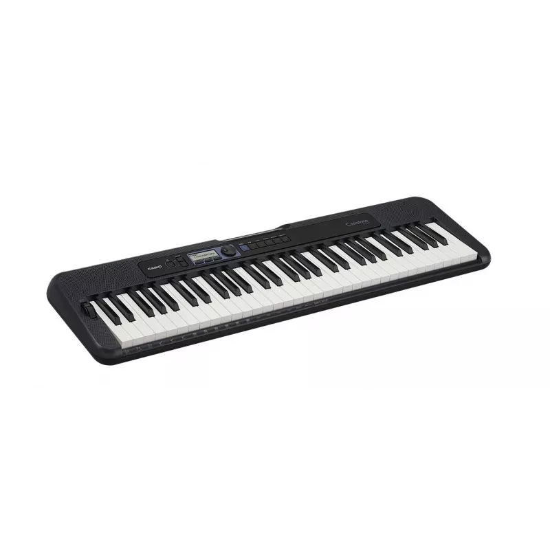 Casio CT-S300 teclado digital portátil de 61 teclas - preto e branco