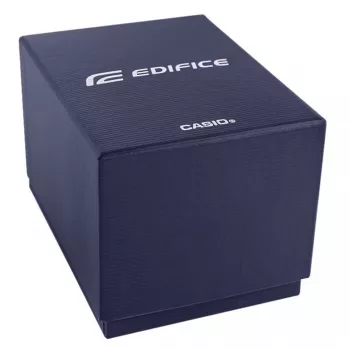 CASIO Edifice EFR-574D-2AVUEF relógio de homem analógico de quartzo, 42,3 mm, mostrador azul, bracelete de aço inoxidável