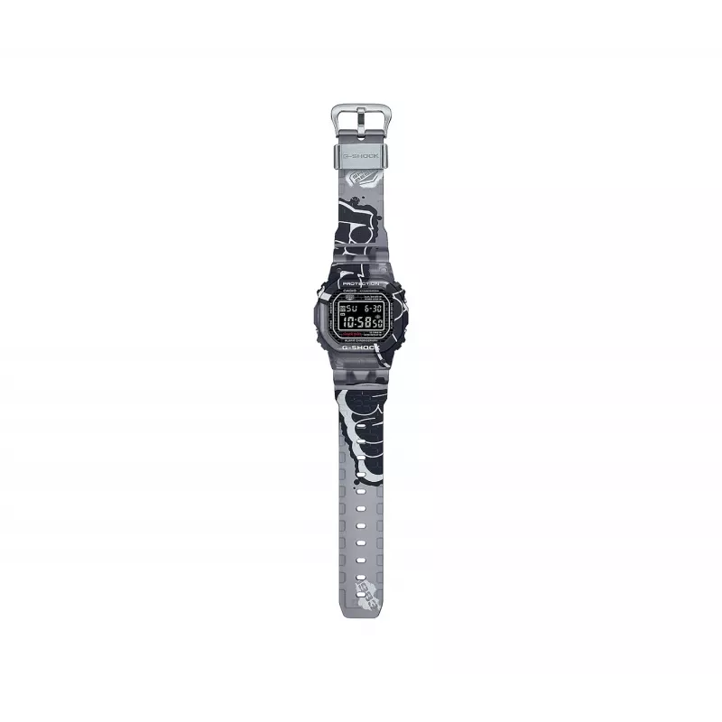 CASIO G-SHOCK DW-5000SS-1ER Relógio digital de homem 42,8 mm Aço com revestimento iónico preto
