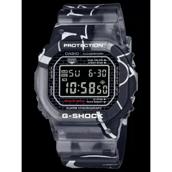 CASIO G-SHOCK DW-5000SS-1ER Relógio digital de homem 42,8 mm Aço com revestimento iónico preto