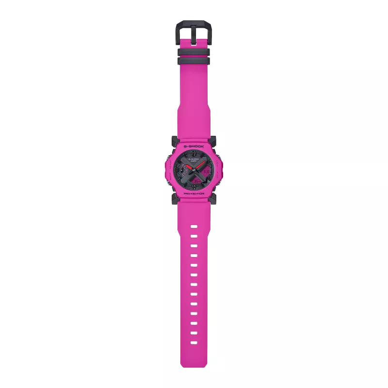 CASIO G-Shock GA-2300-4AER Relógio Analógico-Digital Mulher, 42,1 mm, Resina Laranja
