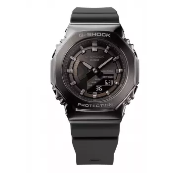 CASIO G-SHOCK GMS2100B8AER relógio de senhora analógico-digital, 40,4mm, bracelete de resina cinzenta