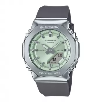 CASIO G-SHOCK Relógio analógico-digital mulher GM-S2110-3AER 42,9mm verde resina/aço inoxidável