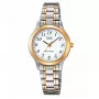 Relógio de quartzo analógico CASIO LTP1128G7BRDF mulher 33mm dourado aço inoxidável