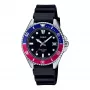 Relógio de quartzo analógico de homem CASIO MDV-10-1A2VEF 38,5 mm preto resina