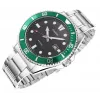 Casio MDV-107D-3AVEF relógio de homem analógico de quartzo com mostrador verde e bracelete de aço inoxidável, 200m resistência à água