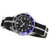 Casio MDV-10C-1A2VEF relógio de mergulho de homem preto aço inoxidável resina