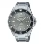 Relógio de quartzo analógico de homem CASIO MDV107D8AVDF, 49,5 mm aço inoxidável, mostrador preto