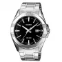 CASIO relógio analógico para homem MTP-1308D-1A bracelete de aço inoxidável 43,8mm mostrador preto