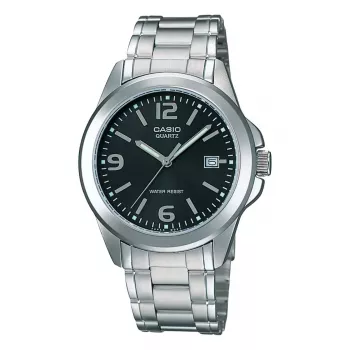 CASIO homem MTP-1215A-1A relógio de quartzo analógico 43,3 mm aço inoxidável