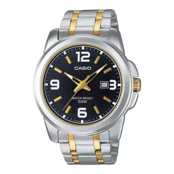 CASIO MTP-1314SG-1A Relógio de quartzo analógico de homem Aço inoxidável 44,9mm