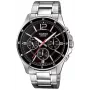 Casio MTP-1374D-1AV Relógio de quartzo analógico de homem Aço inoxidável 43,5 mm