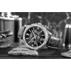 Relógio de quartzo analógico de homem CASIO MTP1375L1AVDF com bracelete de pele, mostrador preto, 42 mm
