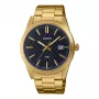 Relógio de quartzo analógico de homem CASIO MTPVD03G1AUDF 42mm aço inoxidável tom dourado