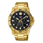 CASIO MTPVD300G1EUD Relógio de homem analógico de quartzo 45 mm aço inoxidável tom dourado